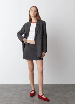 Blazer Cruzado Com Risca Diplomatica