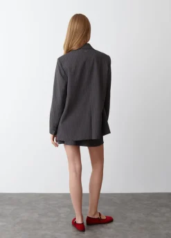 Blazer Cruzado Com Risca Diplomatica