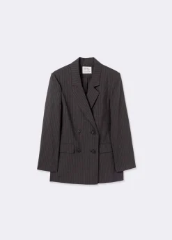 Blazer Cruzado Com Risca Diplomatica