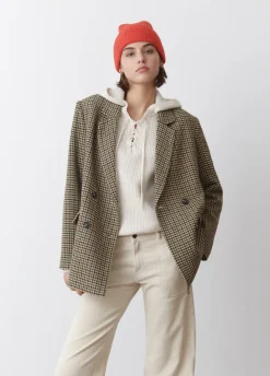 Blazer Cruzado Pata De Galo Com La