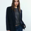 Blazer Oversize Com Risca Com La