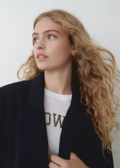 Blazer Oversize Com Risca Com La