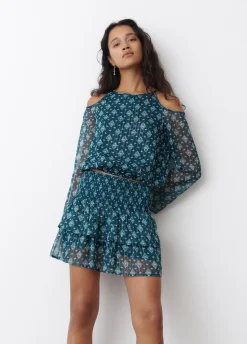 Blusa Com Ombro Descoberto Ikat