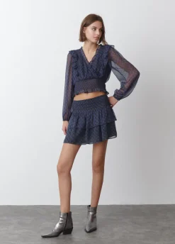 Blusa Cruzada Folhos