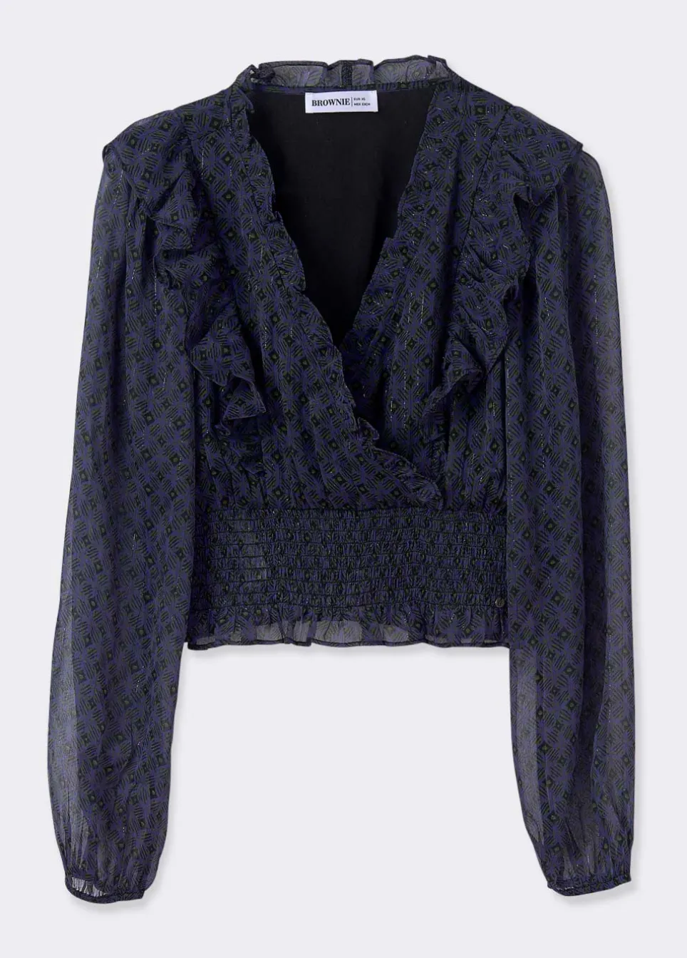 Blusa Cruzada Folhos