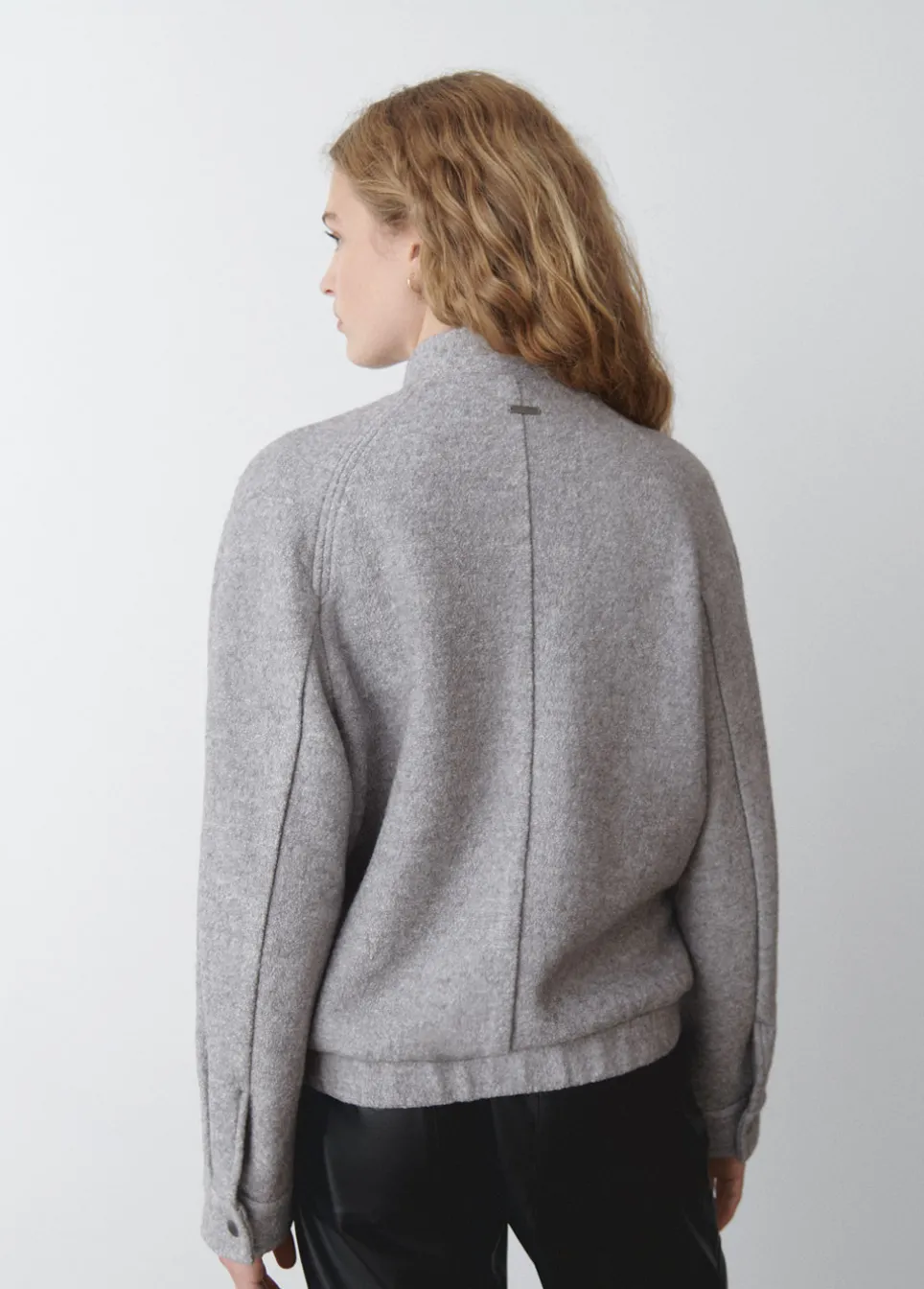 Bomber Bolsos Dianteiros Com La