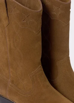 Bota Cowboy Com Estrelas