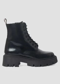 Bota Em Pele C/Cordoes