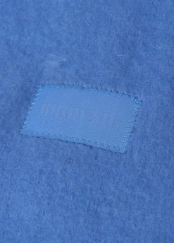 Cachecol Grosso Estreito Liso Com Franjas