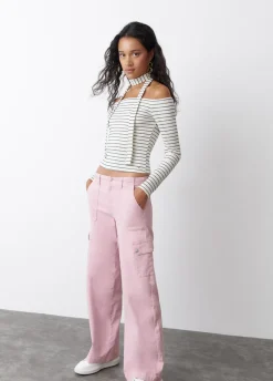 Calças Culottes Cargo