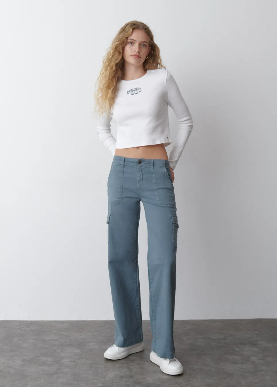 Calças Culottes Cargo