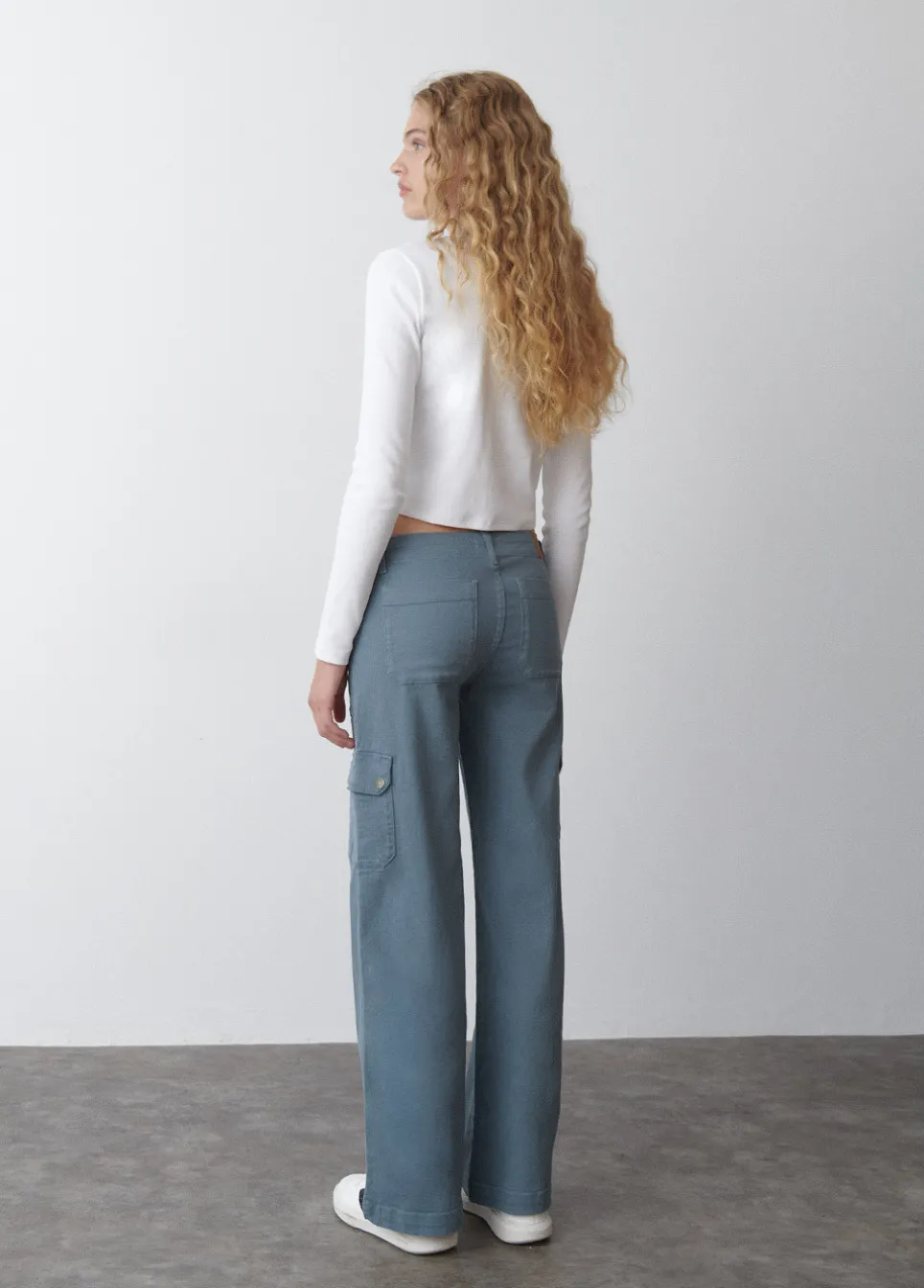 Calças Culottes Cargo