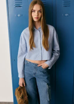 Camisa Cropped As Riscas