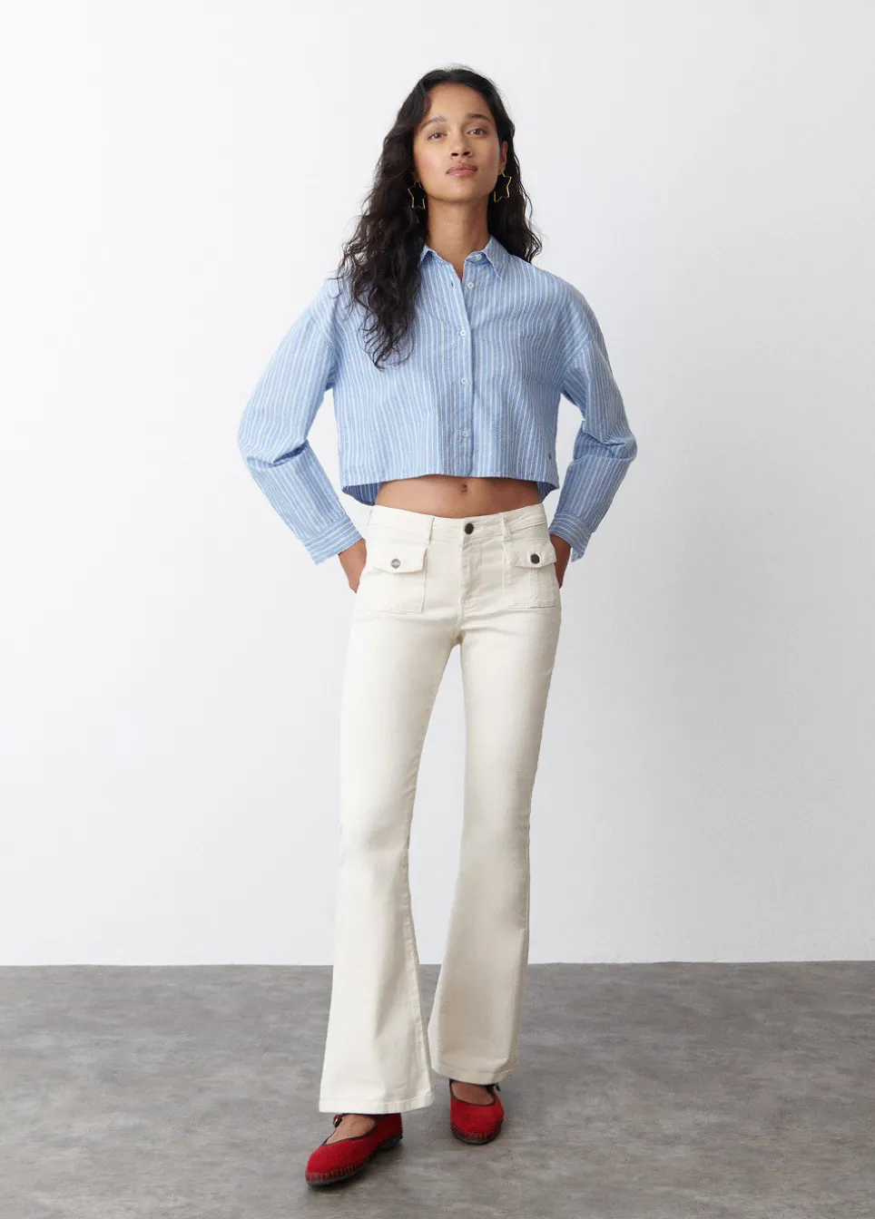 Camisa Cropped As Riscas