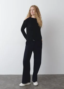 Camisola Com Cut Out E Fio Met