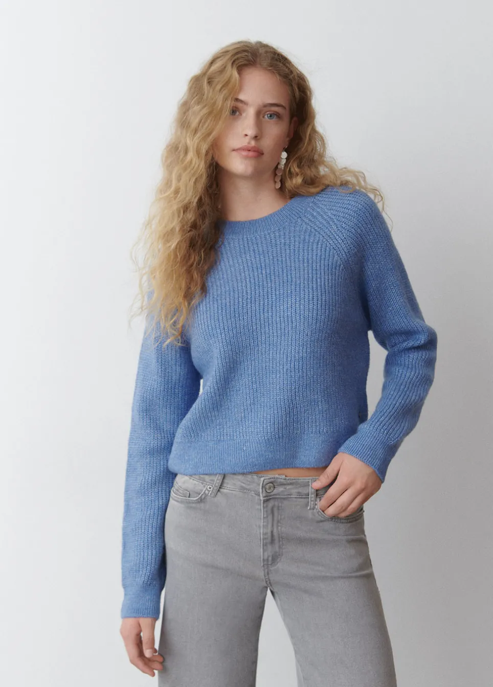 Camisola Cropped Basico Gola Redonda