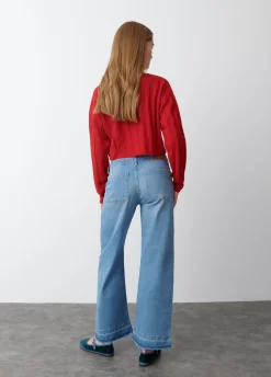 Camisola Cropped Gola Em Bico