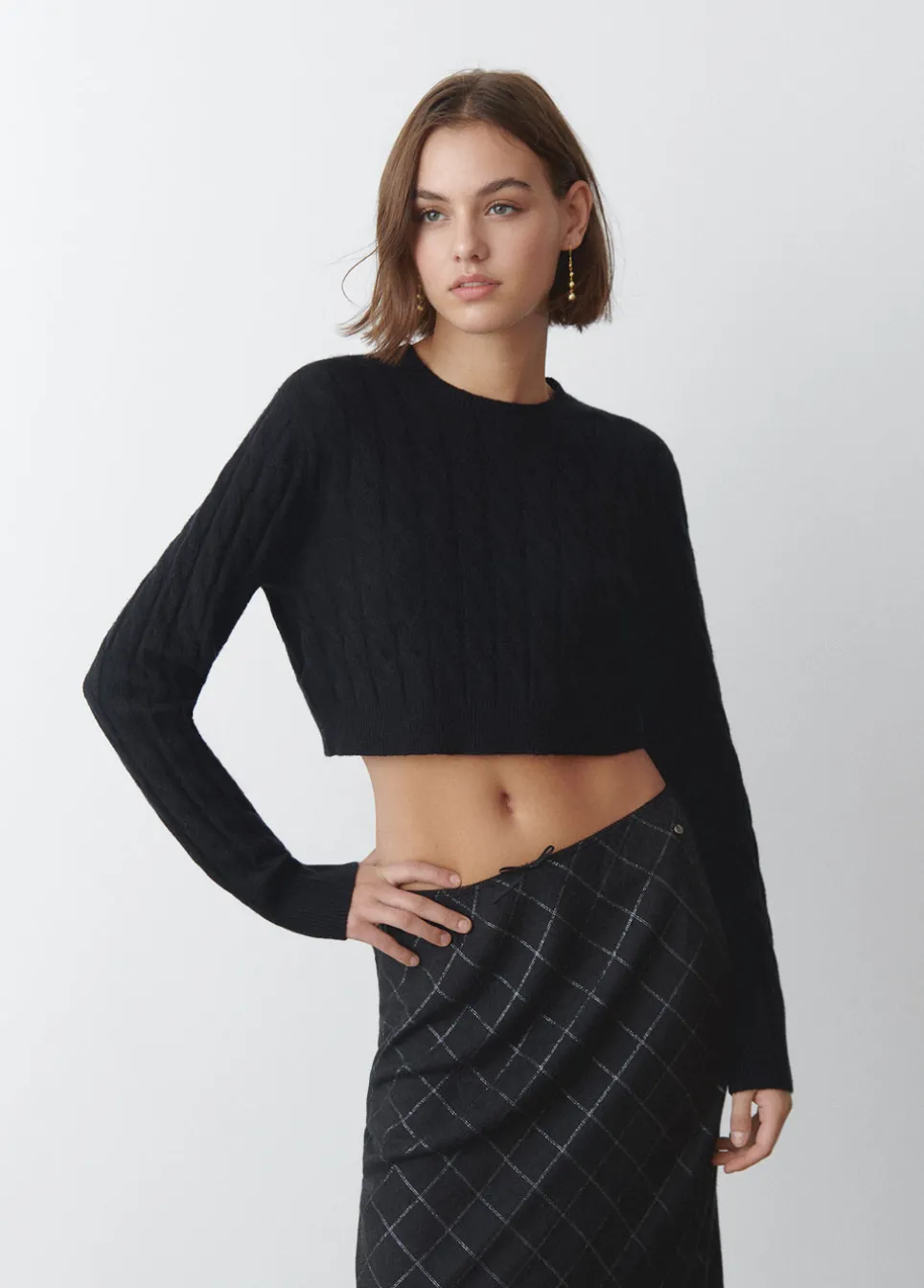 Camisola Cropped Trancas