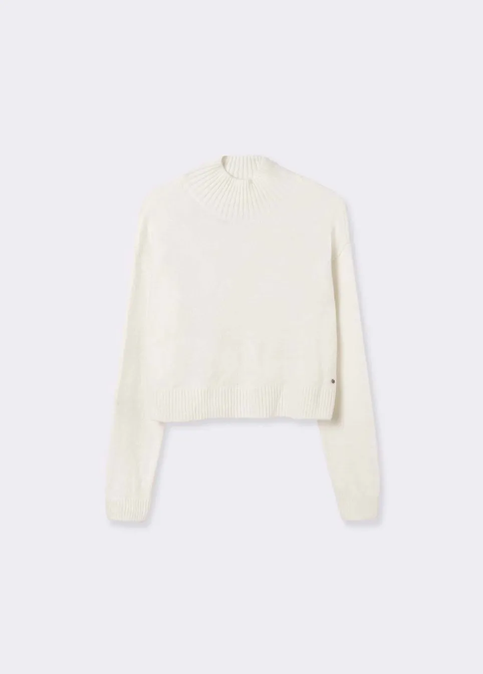 Camisola Gola Alta Cropped