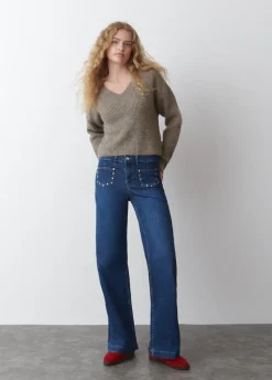 Camisola Gola Em Bico