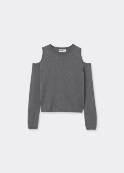 Camisola Ombros Abertos Malha