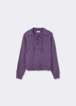 Camisola Pescoco Polo Cordas