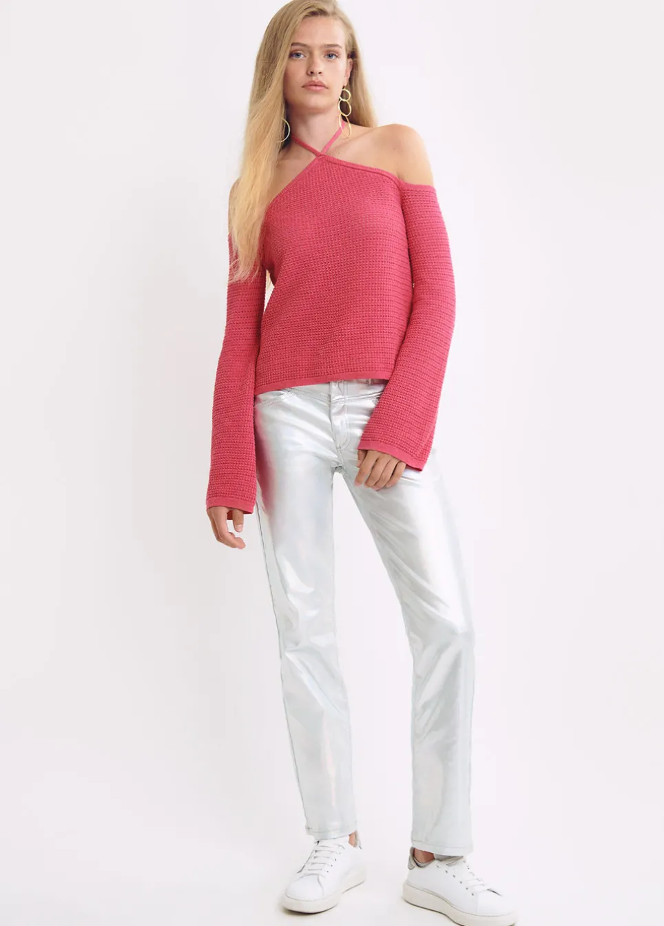Camisola Tiras Gola Malha