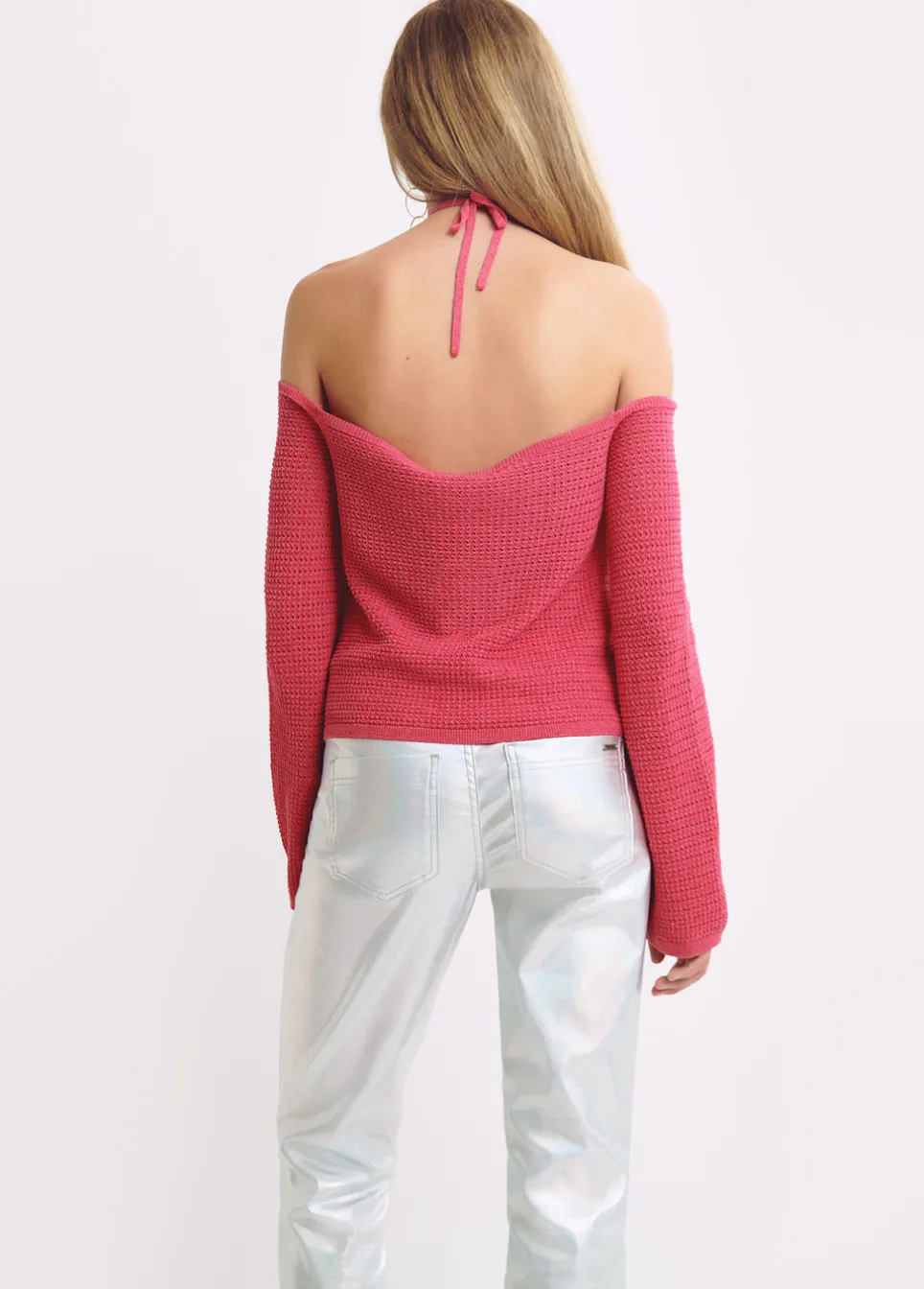 Camisola Tiras Gola Malha