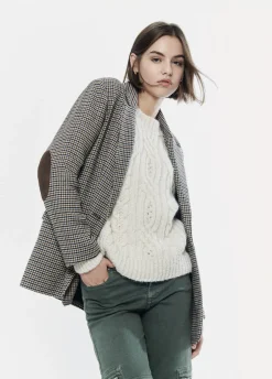 Camisola Trancada Gola Redonda
