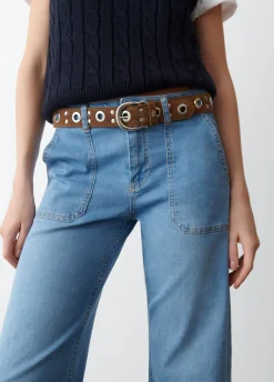 Cinto Eyelets Croute