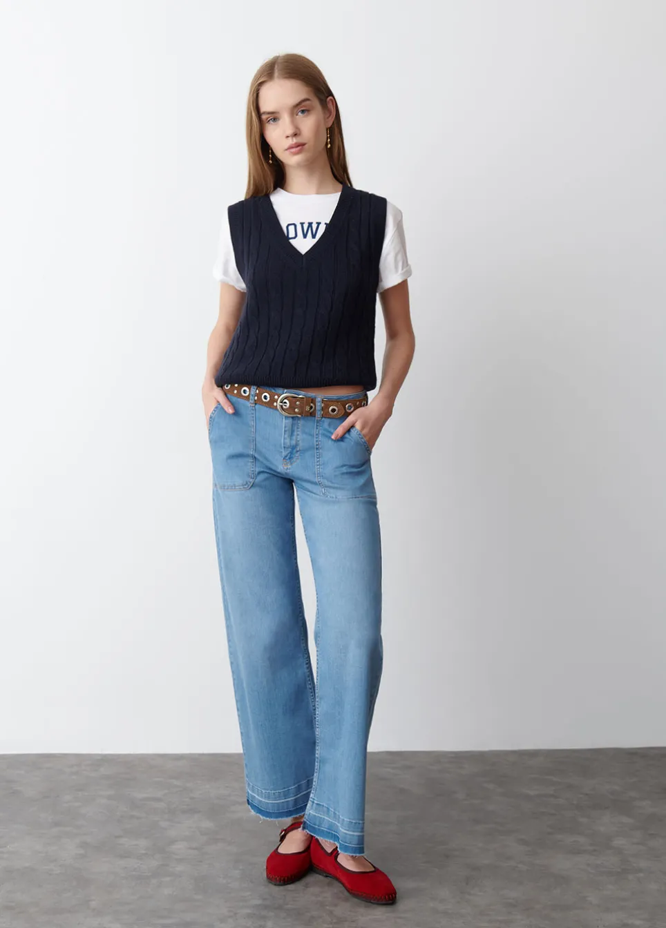 Cinto Eyelets Croute