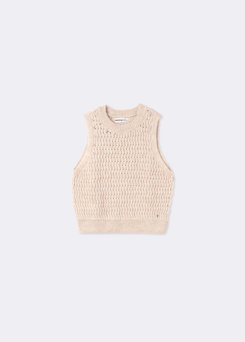 Colete De Malha Em Jacquard