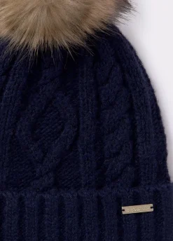 Gorro Com Tranca E Bola De Pelo