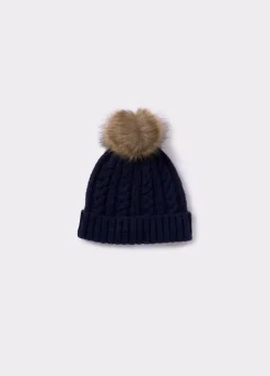 Gorro Com Tranca E Bola De Pelo