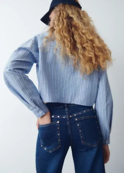 Jeans Culottes Tachas