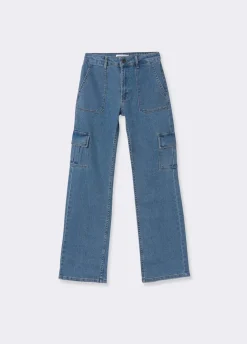 Jeans Retas Cargo