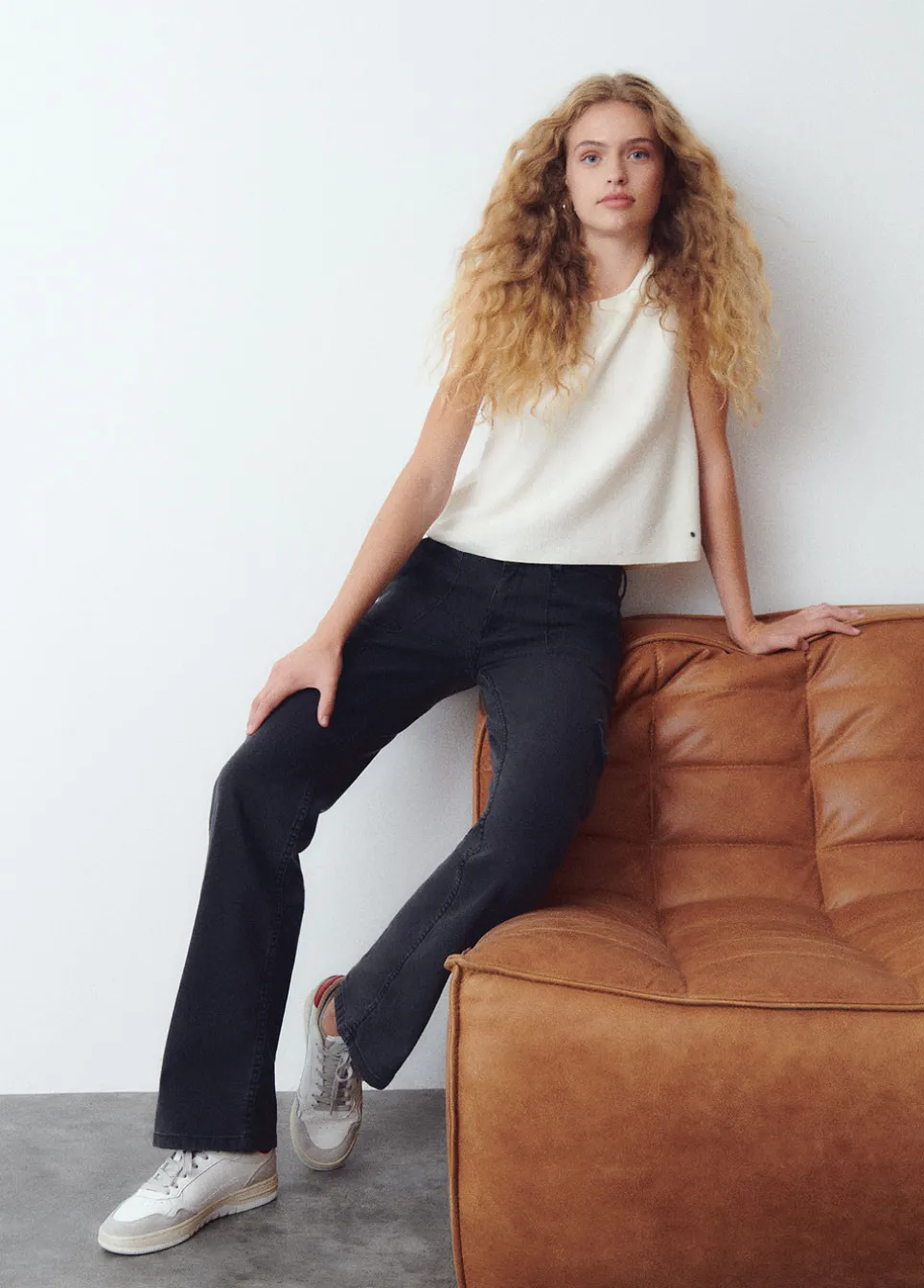 Jeans Retas Cargo
