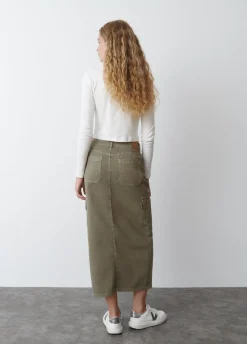 Saia Comprida De Twill