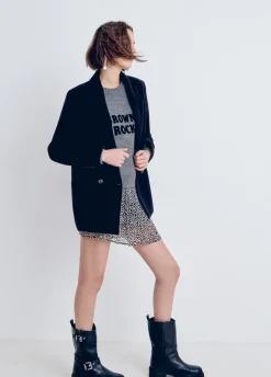 Sobretudo Tipo Blazer De La Sintetica