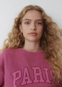 Sweatshirt Bordada De Paris