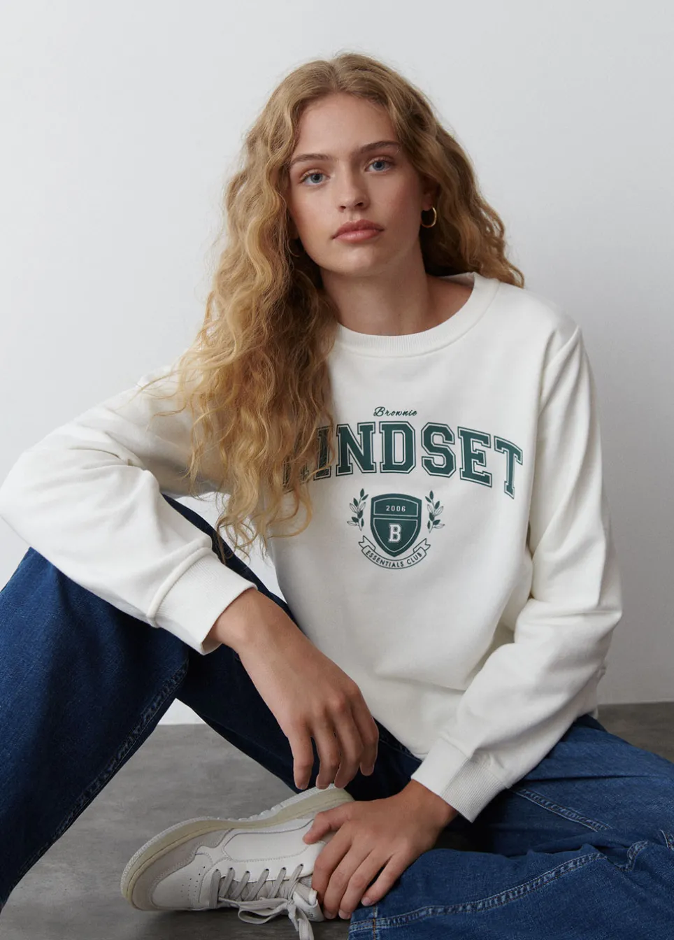 Sweatshirt Bordada Mindset