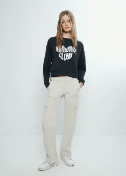 Sweatshirt Brownie Coracao Glitter