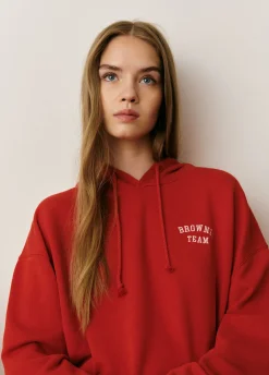 Sweatshirt Com Capuz Cropped