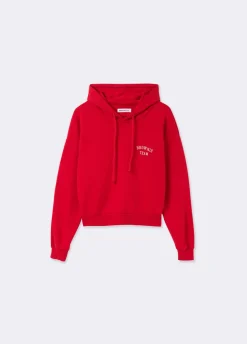Sweatshirt Com Capuz Cropped