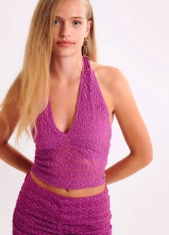 Top Halter Com Renda