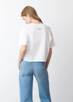 T-Shirt Com Estampado De Coracao