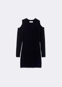 Vestido Com Cut Out Nos Ombros