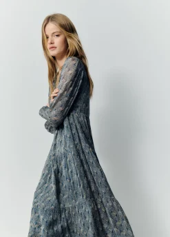 Vestido Comprido Estampado