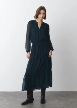 Vestido Comprido Mancha Animal