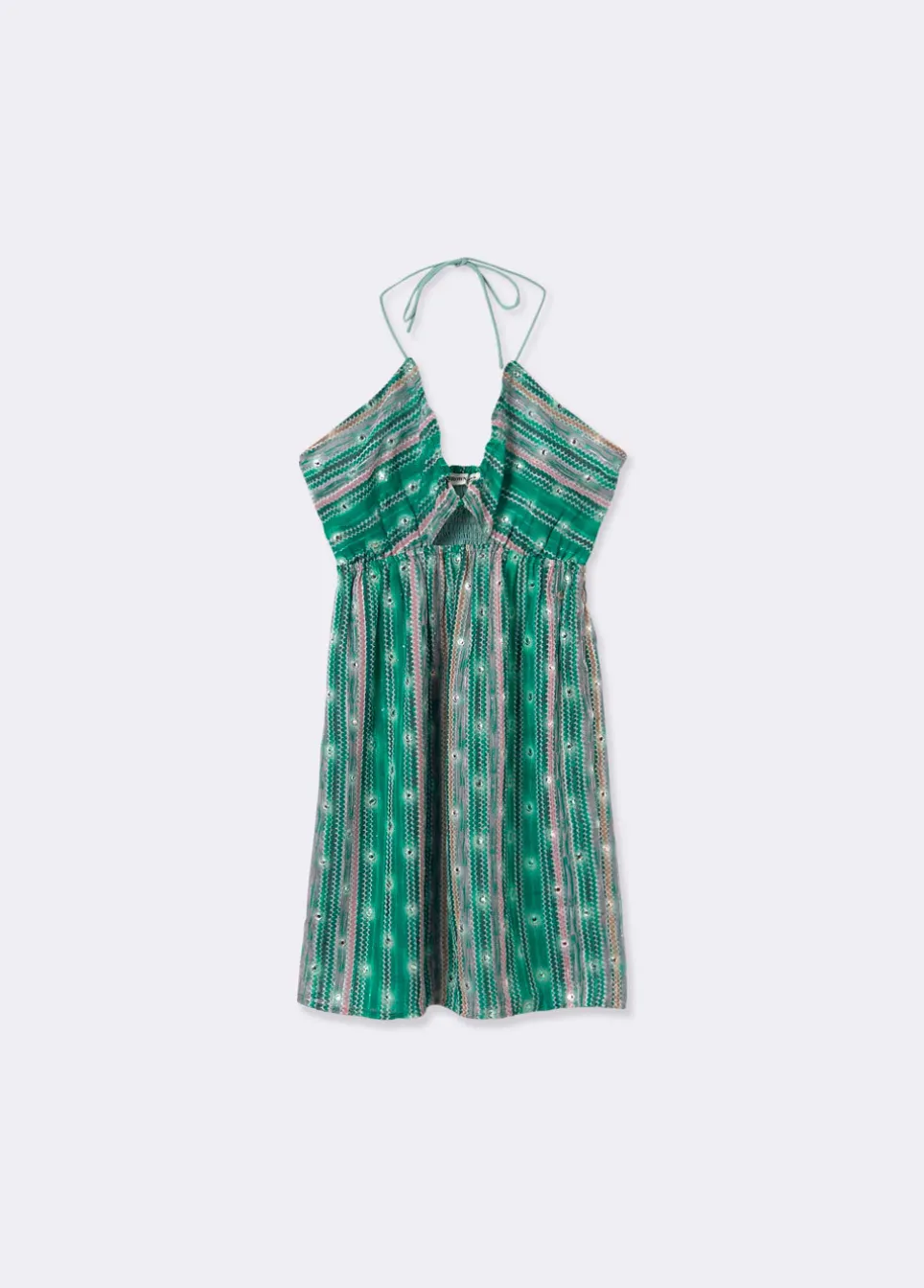 Vestido Curto Alcas Cut-Outs